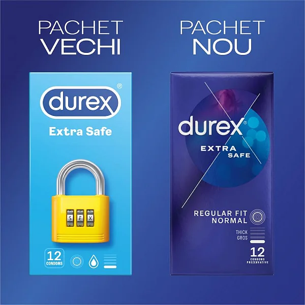 Prezervative Durex Extra Safe 12 Bucati