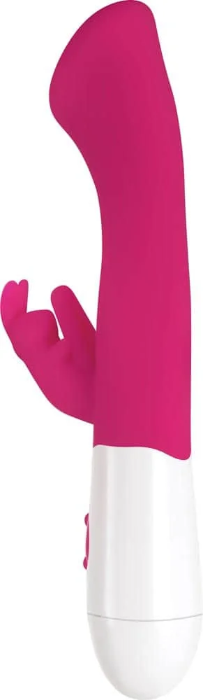 Vibrator Bunny Love Silicone G, Roz, 19 Cm