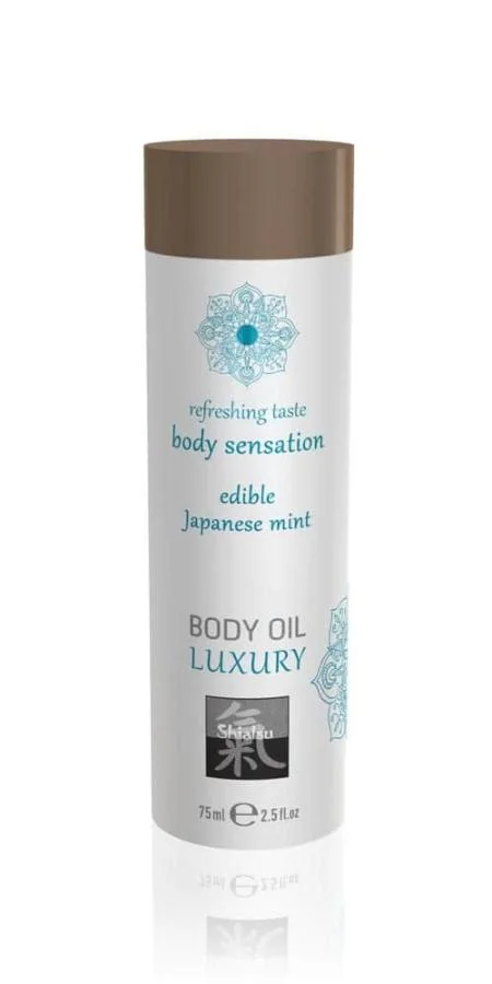 Ulei De Corp Luxuriant Comestibil - Menta Japoneza, 75 Ml
