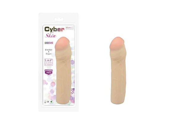 Extensie/manson Penis Cyber Skin Penis Sleeve No. 1, Natural, 21.5 Cm