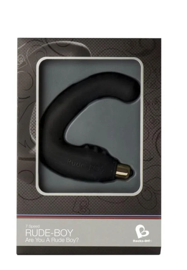 Vibrator Anal Rude-boy 7 Viteze, Negru