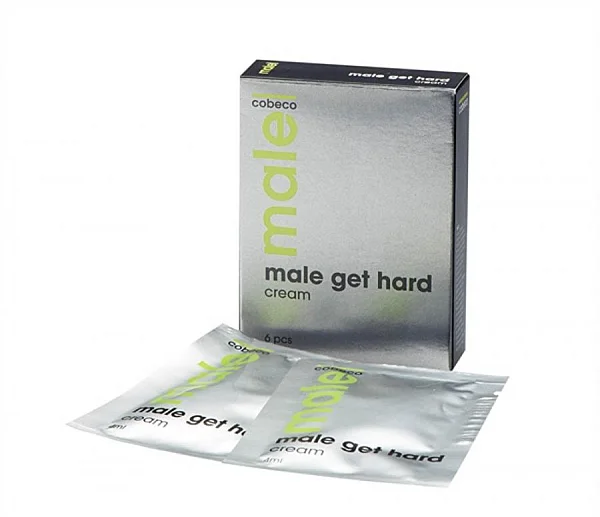 Crema Pentru Erectie Male Get Hard, 6 Pliculete*4 Ml