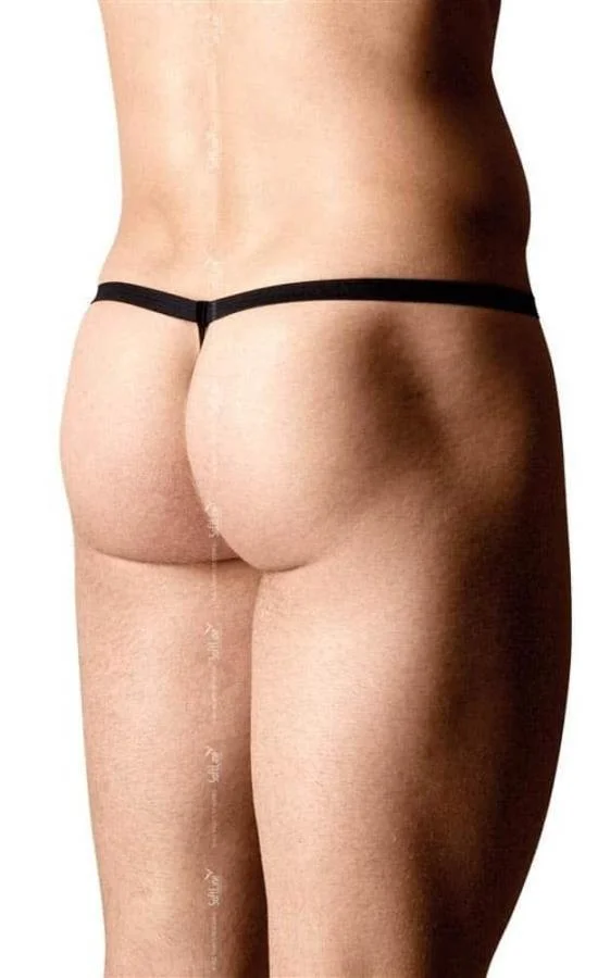Mens Thong 4527 - Black {} Onesize
