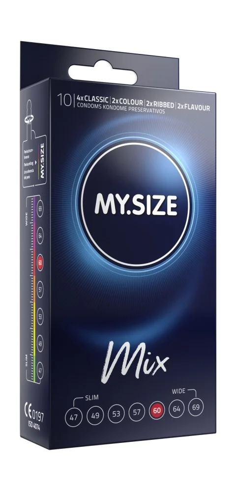 Prezervative My Size, Diametru 60 Mm (10 Buc)