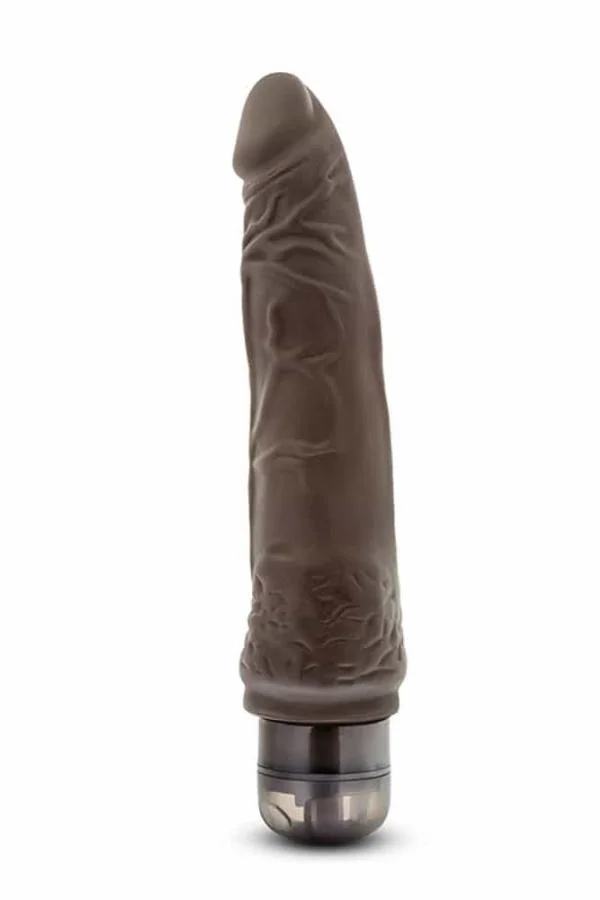 Vibrator Realistic Dr. Skin Cock Vibe 7, Brun, 21.5 Cm