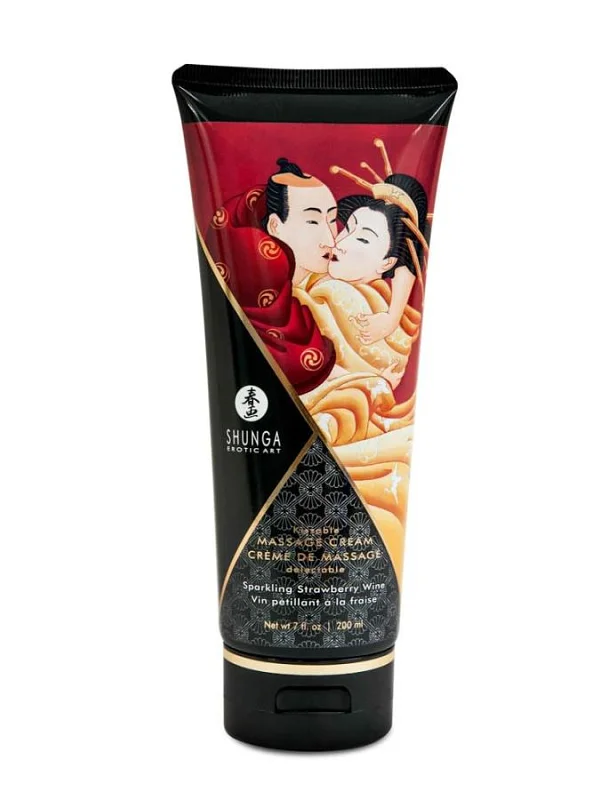 Crema Pentru Masaj Sparkling Strawberry Wine, 200 Ml