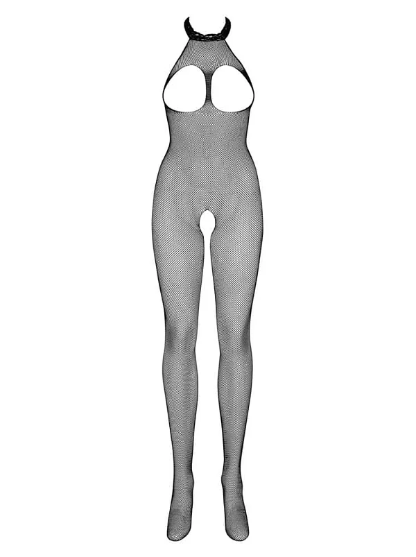 Bodystocking Catsuit, Negru S/m/l