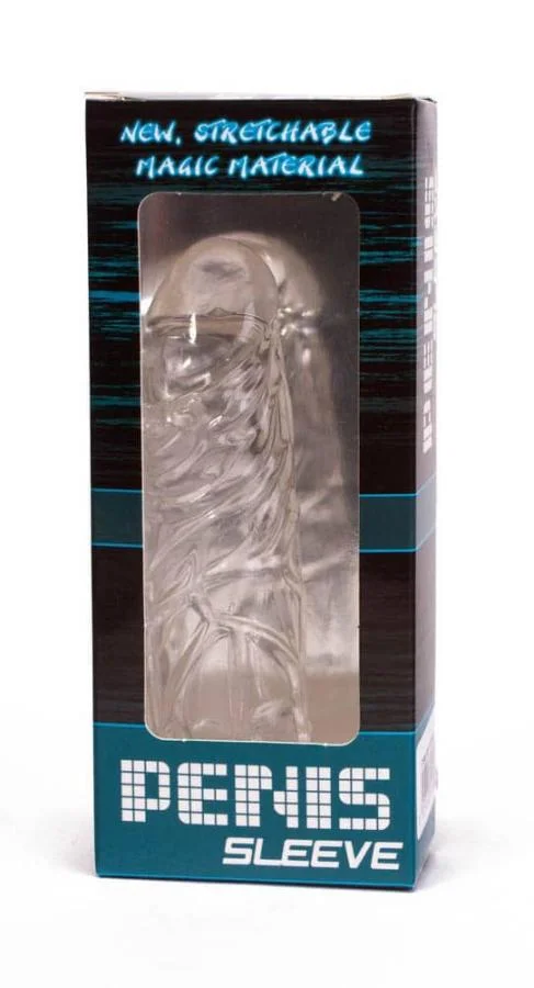 Extensie/manson Penis Super Silikon, Transparent, 14 Cm