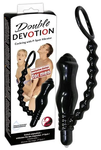 Inel Penis Cu Stimulator Pentru Prostata Double Devotion