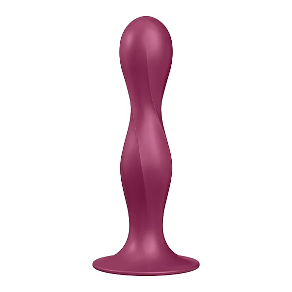 Dildo Special Double Ball-r, Rosu, 18 Cm
