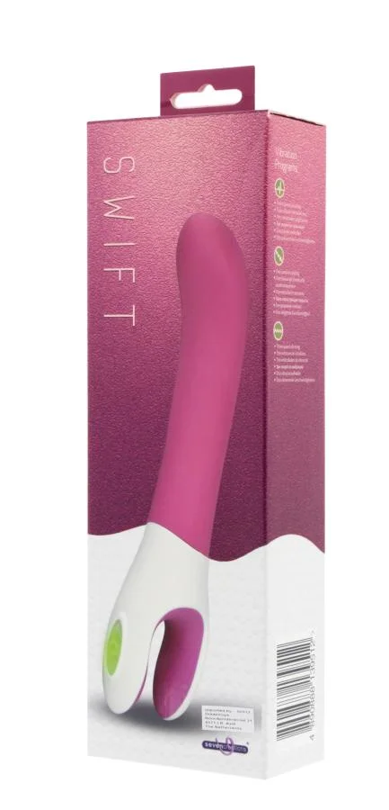 Vibrator Swift 7 Function, Roz, 19 Cm