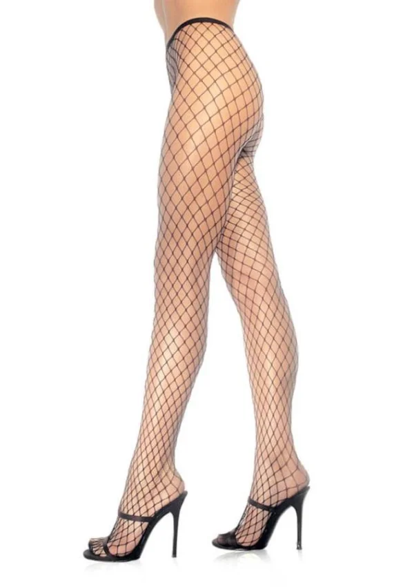 729005 Spandex Diamond Panty Hose O/s Blk Marime Universala