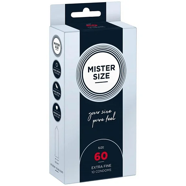 Mister Size 60 Mm Condoms 10 Pieces