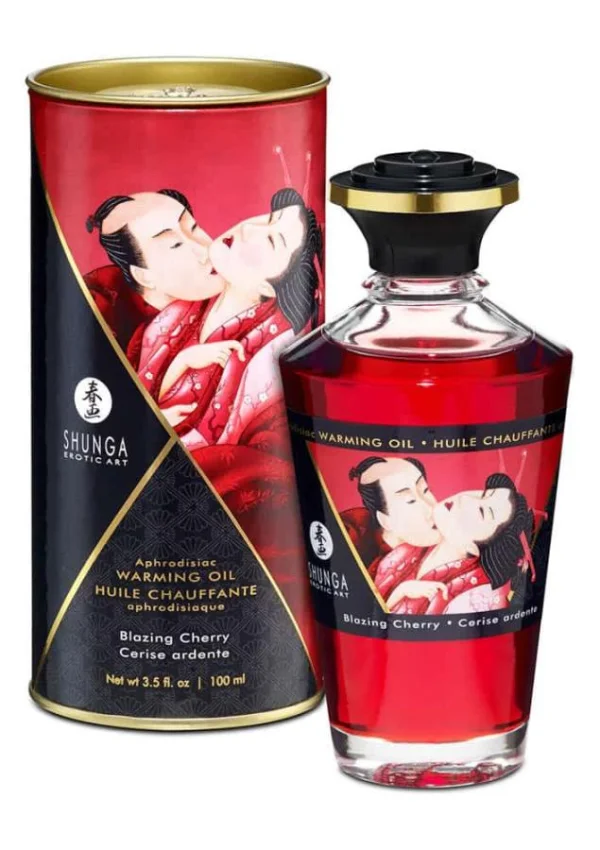 Ulei Afrodiziac Cu Efect De Caldura Blazing Cherry, 100 Ml