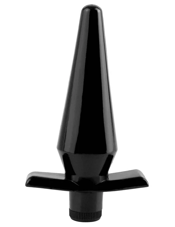 Mini Dop Anal Cu Vibratii Teazer, Negru, 10 Cm