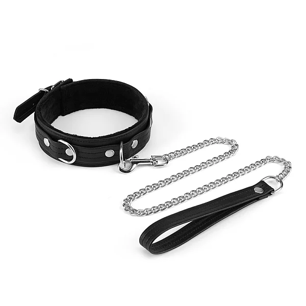 Zgarda Cu Lesa Black Bond, Negru
