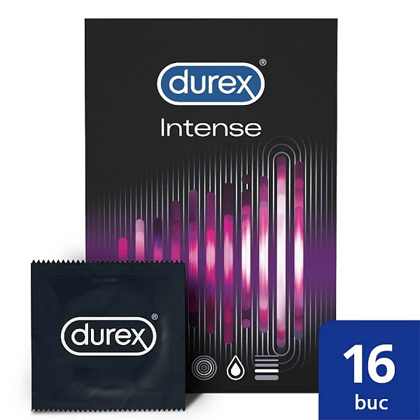 Prezervative Durex Intense Orgasmic 16 Bucati