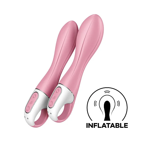 Vibrator Gonflabil Air Pump Vibrator 2, Roz, 21 Cm