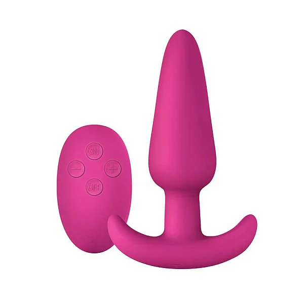 Dop Anal Cu Vibratii Luxe Zenith, Roz, 10 Cm