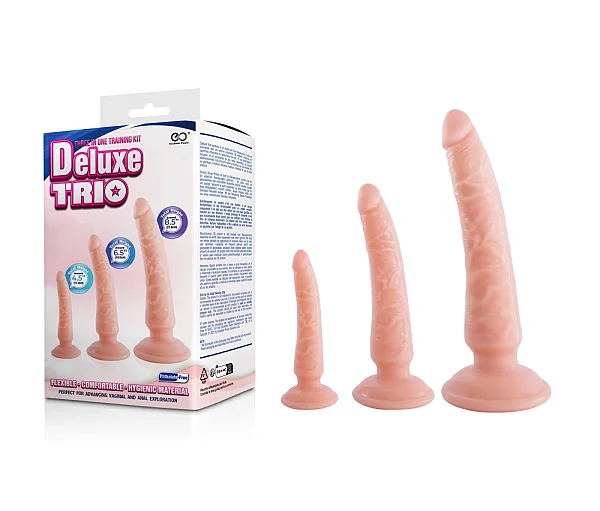 Set Dildouri Realistice Deluxe Trio, Natural