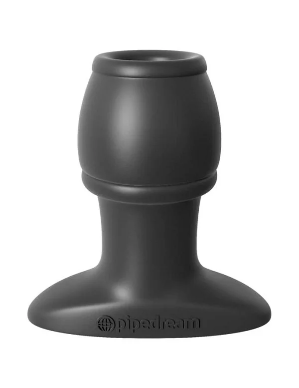 Dop Anal Open Wide Tunnel Plug, Negru, 6 Cm