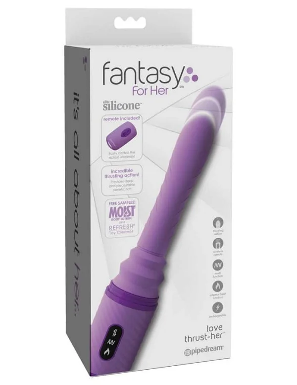 Vibrator Love Thrust-her, Lila, 15 Cm