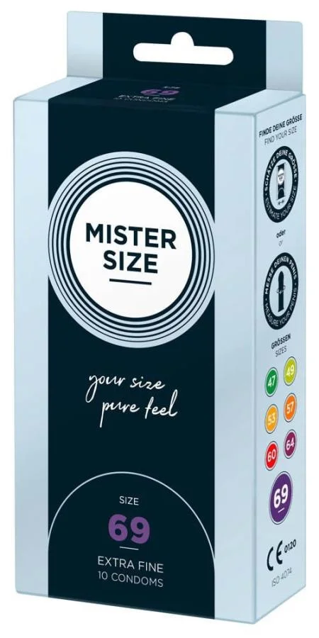 Mister Size 69 Mm Condoms 10 Pieces