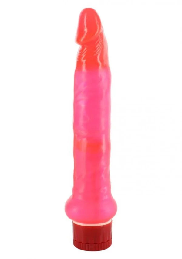 Vibrator Anal Slim Jelly, Rosu, 16 Cm