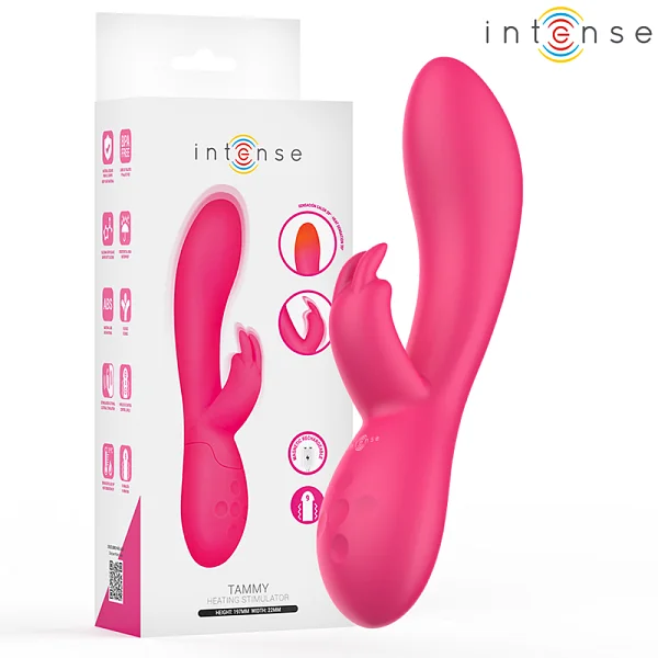 Vibrator Rabbit Intense Tammy Cu Functie De Incalzire Fucsia