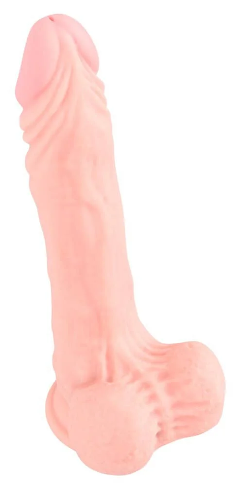 Dildo Clasic Cu Ventuza, Natural, 21 Cm