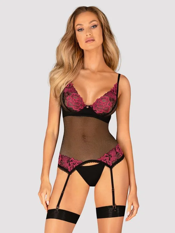 Corset Sexy Rosenty - Negru M/l, Xl/2xl, Xs/s