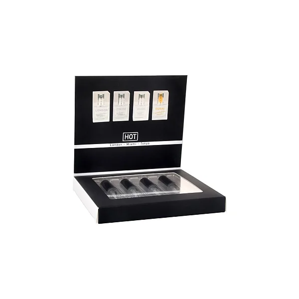 Hot Pheromone Perfume Tester-box Lmtd Men - 4x5ml