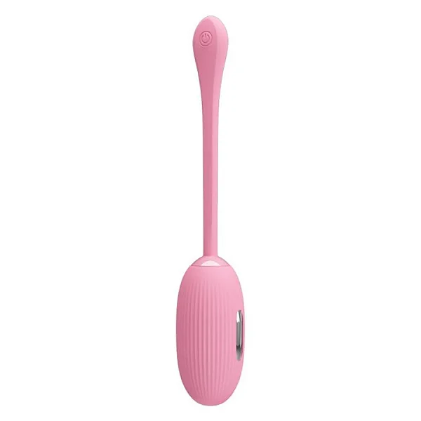 Ou Vibrator Doreen Electro Fun + App, Roz Pudrat, 19 Cm