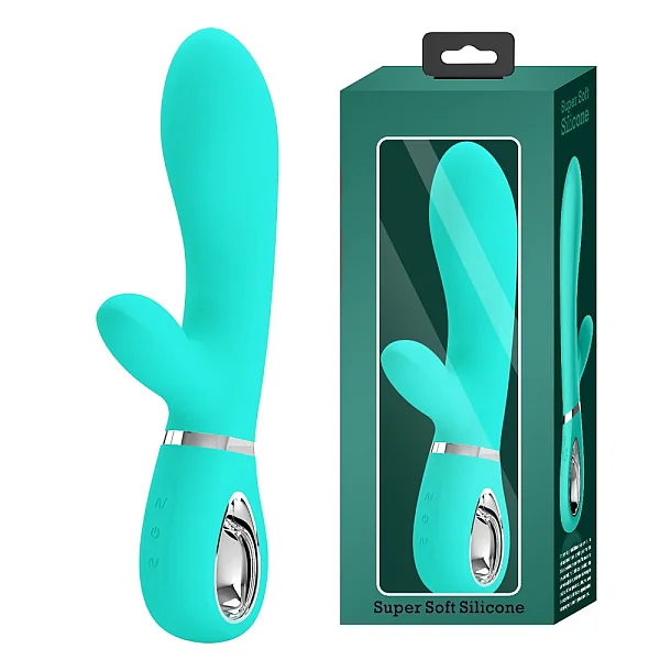 Vibrator Rabbit Thomas, Verde, 20.5 Cm