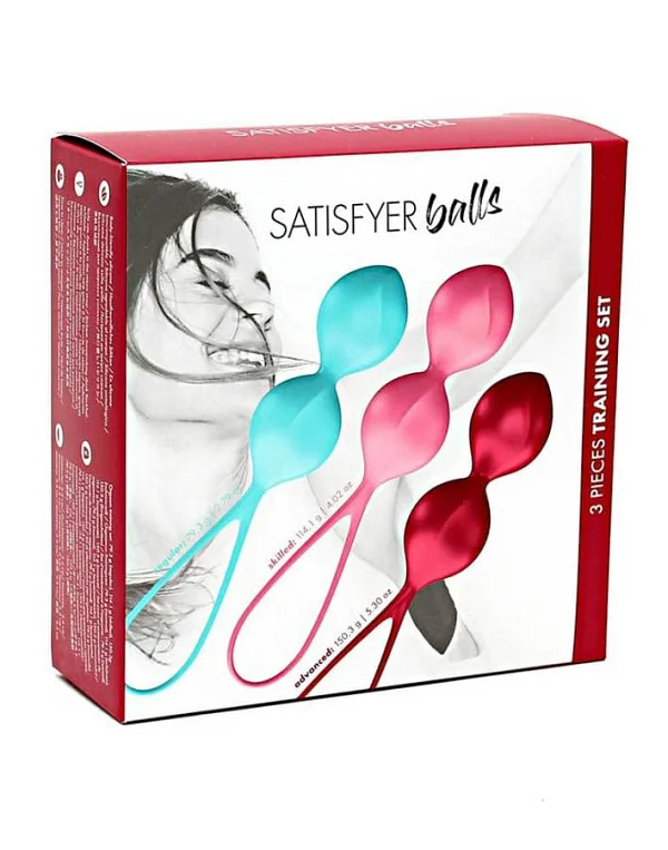 Set 3 Bile Vaginale Duble, Multicolor