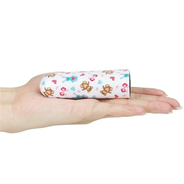 Glont Vibrator Reincarcabil Bear Massager, Multicolor, 8.5 Cm
