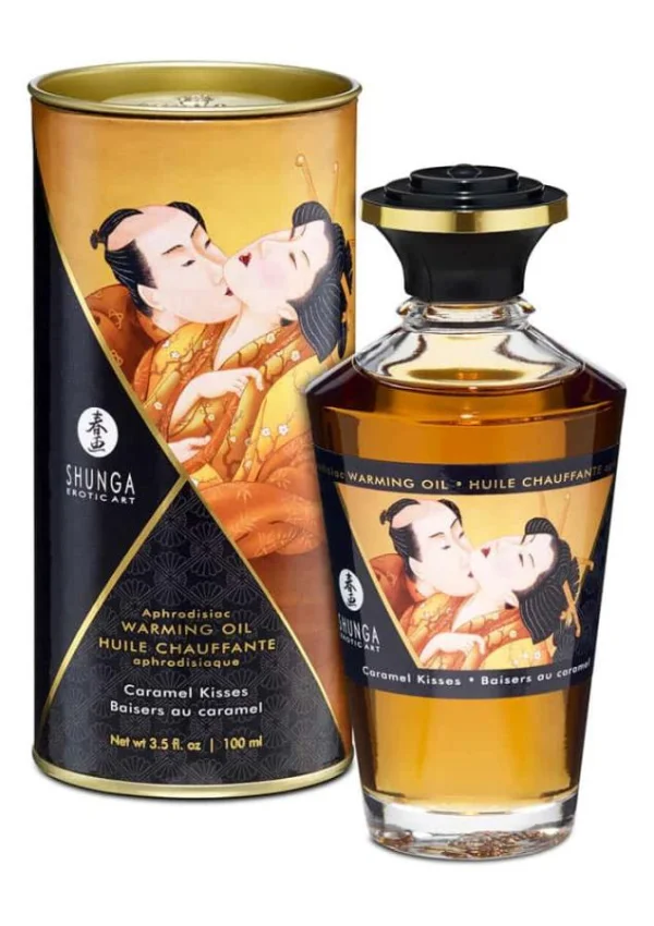Ulei Afrodiziac Cu Efect De Caldura Caramel Kisses, 100 Ml