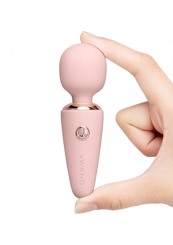 Vibrator Le Wand Mini Micro Rose Gold Reincarcabil