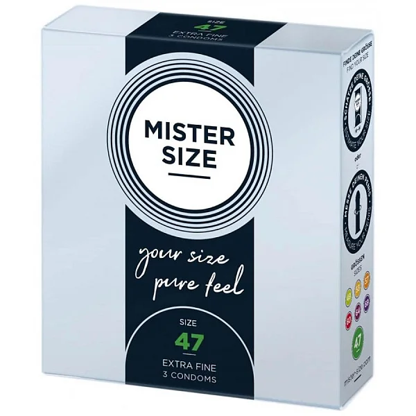 Mister Size 47 Mm Condoms 3 Pieces