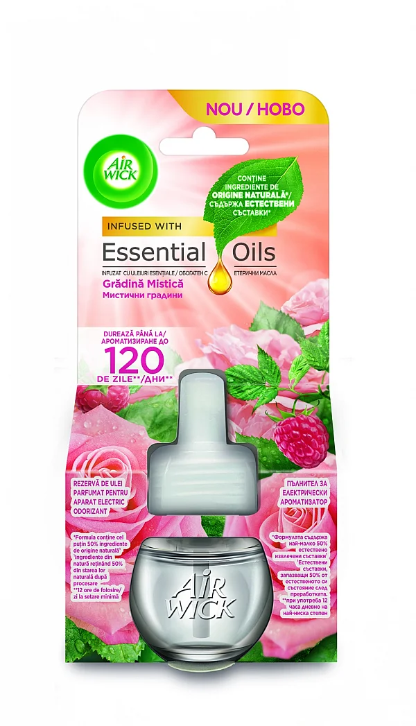Air Wick Rezerva Odorizant Electric De Camera, Mystical Garden, 19 Ml