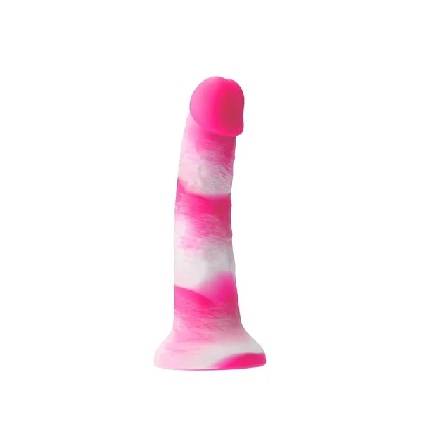 Dildo Clasic Colours Pleasures Yum Yum, Roz, 15 Cm