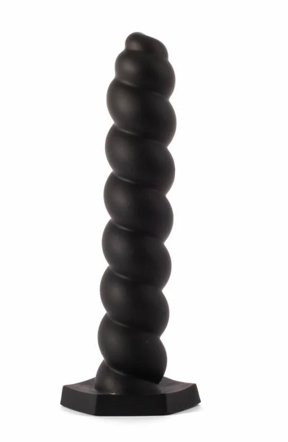 Dop Anal Extra Large Silicone M, Negru, 24 Cm