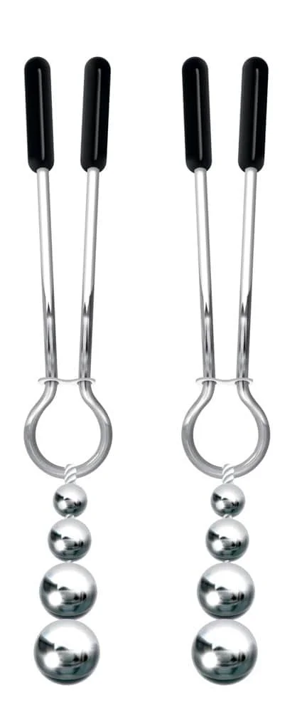 Cleme Pentru Sfarcuri Eves Naughty Nipple Clips, Metalic