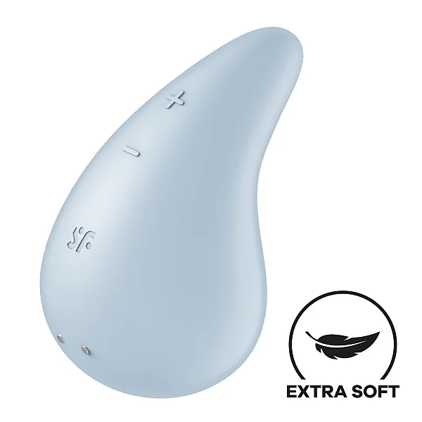 Vibrator Clitoridian Dew Drop, Bleu