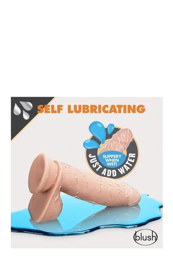 Dildo Realistic Auto-lubrifiant Dr. Skin, Natural, 17.5 Cm