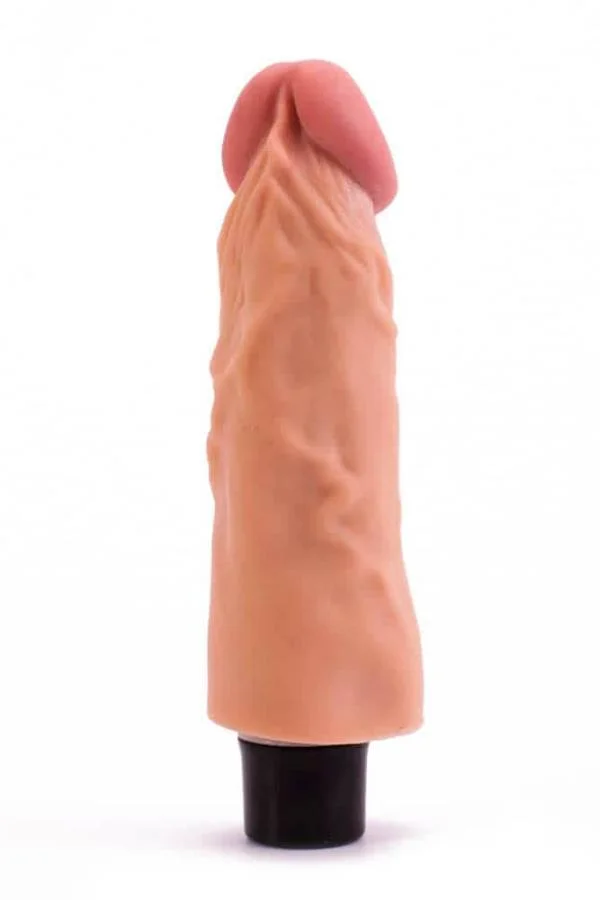 Vibrator Real Softee, Natural, 18 Cm
