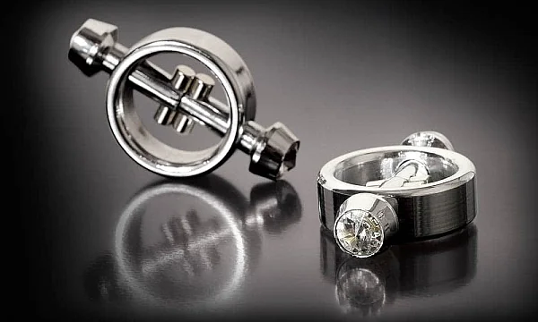Cleme Magnetice Pentru Sfarcuri Metal Worx, Metalic