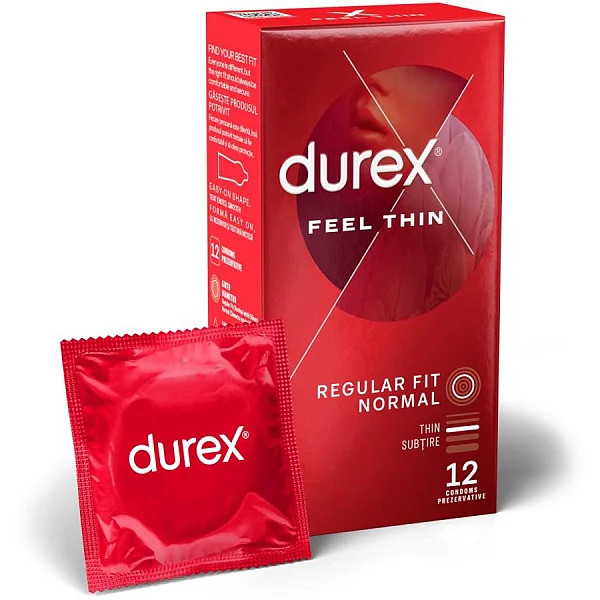 Prezervative Durex Feel Thin 12 Bucati