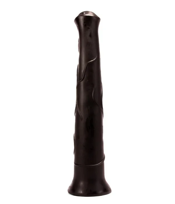 Dildo Clasic Huge Horse Dildo, Negru, 48 Cm
