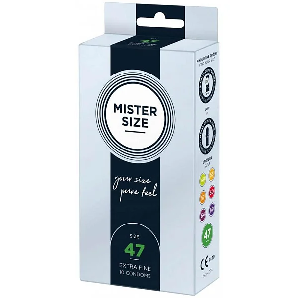 Mister Size 47 Mm Condoms 10 Pieces